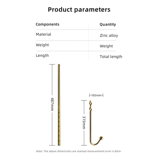 Set Anal Golden Hook AllNight LOCKINK 3867 Adjustable 0408